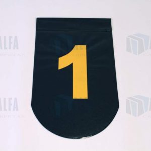 Banderin con numeracion para carriles de alberca