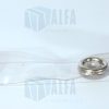 Pinzas para gafete metal con cinta transparente y broches