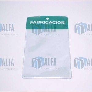 Micas bolsillo transparente para almacén o línea de produccion