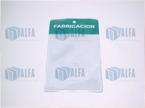 Micas bolsillo transparente para almacén o línea de produccion